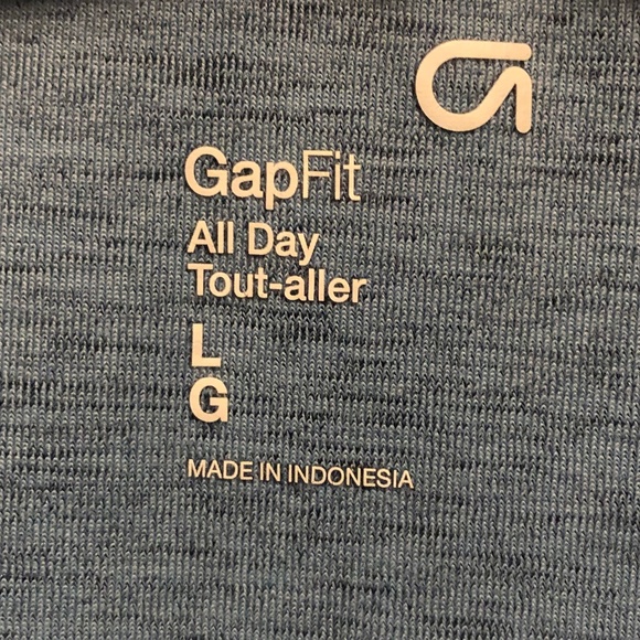 Gap 3/4 Zip Athleisure Athletic Sporty Wear Workout Gear Large - Picture 4 of 4